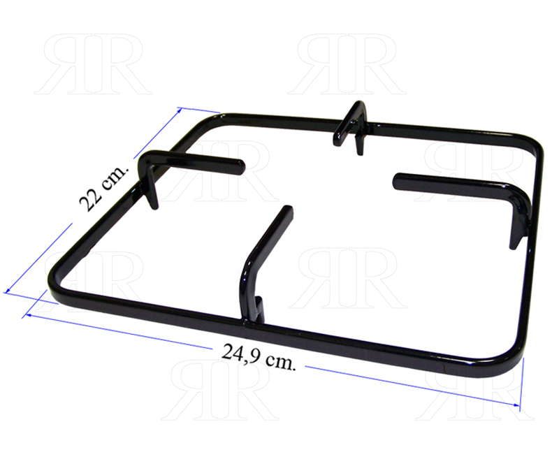 Clicca per ingrandire Griglia per Cucina Star ad 1 Fuoco Smaltata 24,9 X 22 mm.
