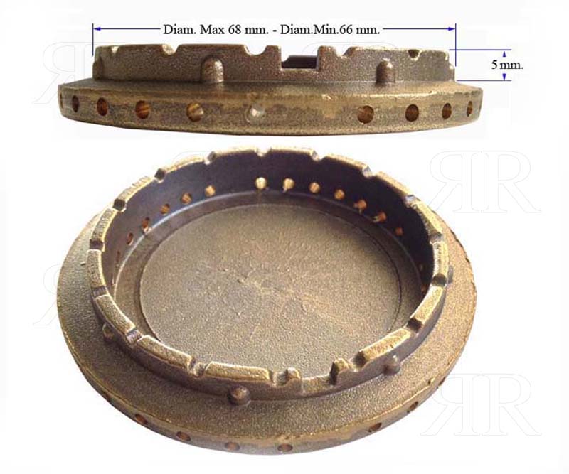 Spartifiamma Grande in Ottone Lucido per Cucina Piano Cottura Elba De Longhi