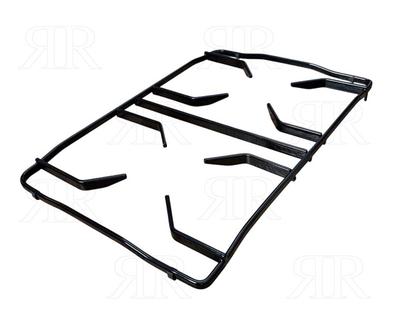 Clicca per ingrandire Griglia per Cucina Piano Cottura Smeg a 2 Fuochi 420 X 278 mm.