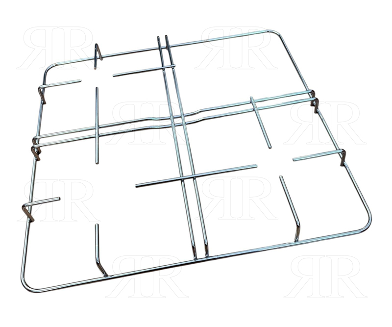Clicca per ingrandire Griglia per Cucina a Gas Ariston a 3 Fuochi Cromata 455 x 472 mm.
