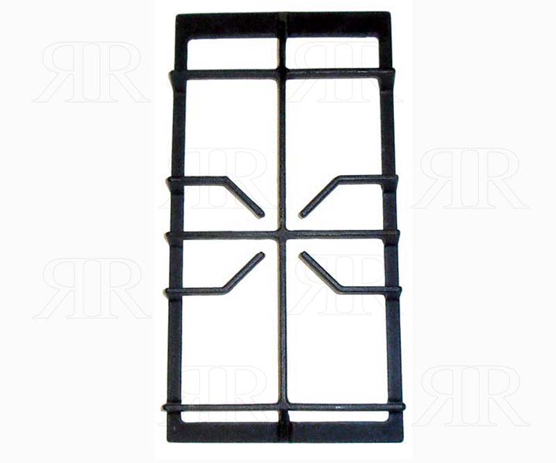 Clicca per ingrandire Griglia Electrolux Ikea ad 1 Fuoco Centrale in Ghisa 430 X 220 mm.