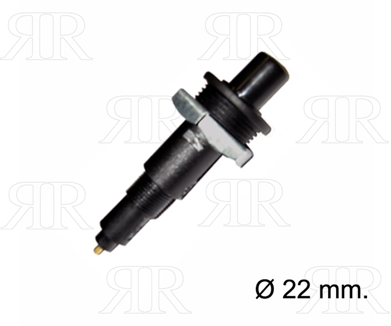 Pulsanre Accensione Piezzo Ø 22 X 1,5 D10222S 63DFN/NNS