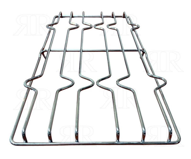 Clicca per ingrandire Griglia per Cucina Ariston Cromata a 2 Fuochi 486 X 235 mm.