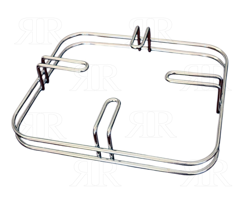 Clicca per ingrandire Griglia per Cucina Nardi ad 1 Fuoco Cromata 245 x 21 cm.