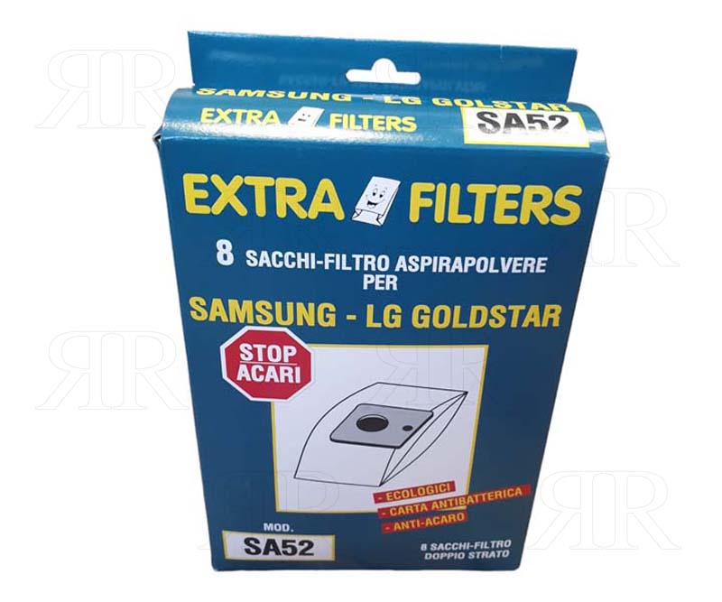 Sacchetti per Aspirapolvere Samsung Goldstar Confezione da 8 Pezzi