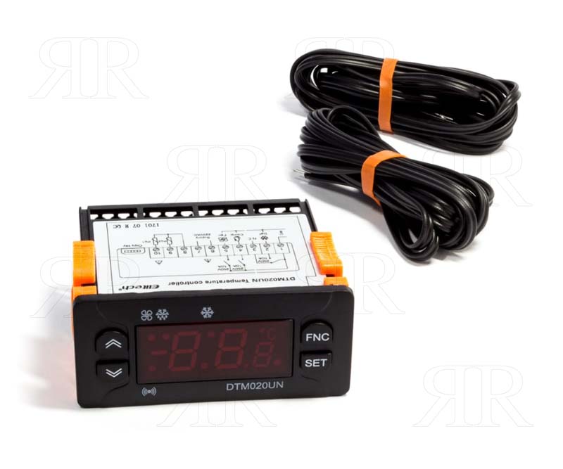 Clicca per ingrandire Termostato Digitale con 2 Sonde NTC 10 Ampere Modello ETC-974 -230 Volt