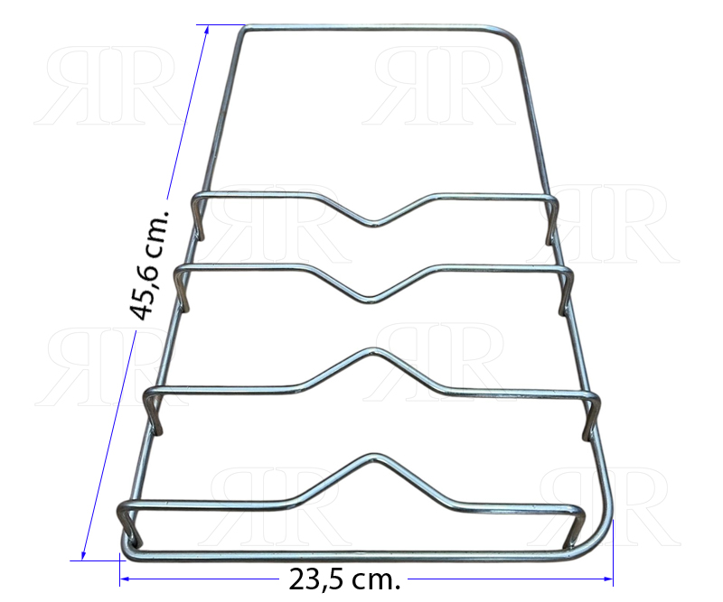 Clicca per ingrandire Griglia Ariston per Cucina Piano Cottura ad 1 Fuoco + Piastra 456 X 235 mm.