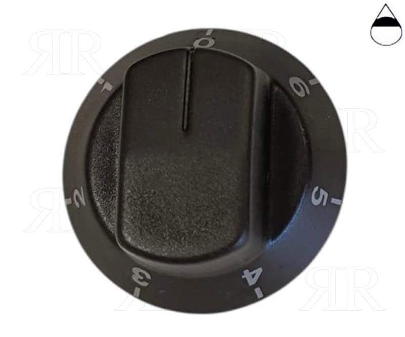 Clicca per ingrandire Manopola Bompani Elettrica con Foro Ø 6 Gambo + 2 mm. Piano a Nord