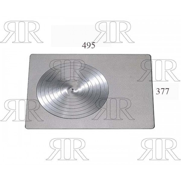 PIASTRA IN GHISA LEVIGATA PER CUCINA A LEGNA - MISURE 495 X 377 MM.