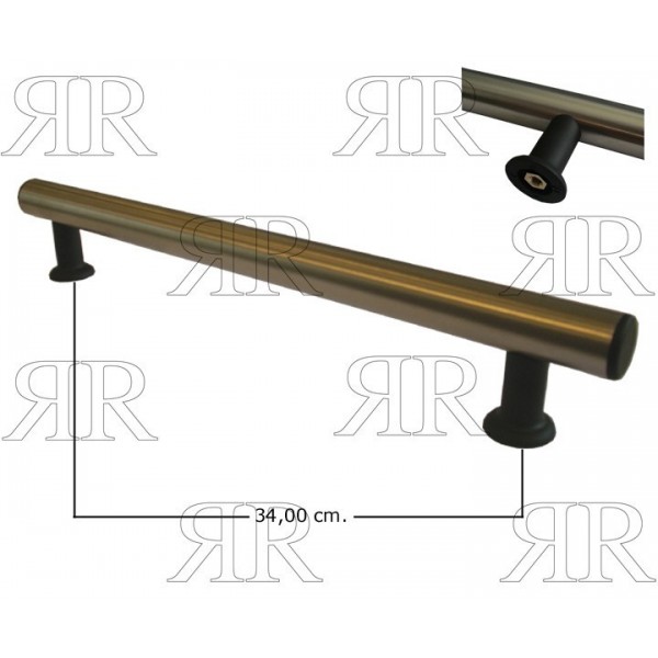 MANIGLIA FORNO ACCIAIO INOX - LUNGHEZZA 4920 CM.